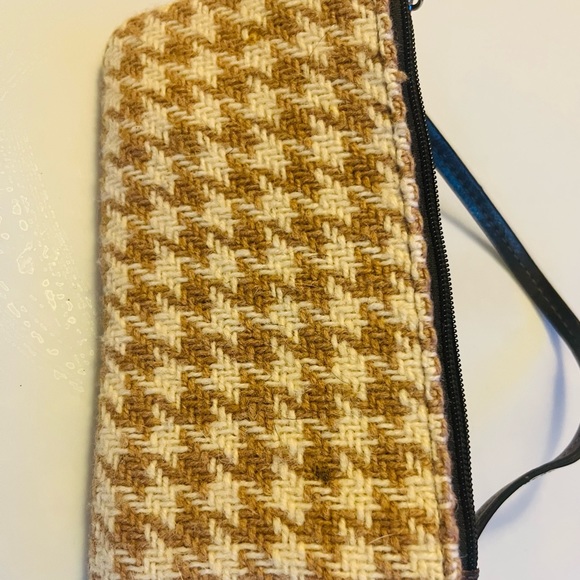 Coach Suede Leather Knit Wristlet - Picture 4 of 8